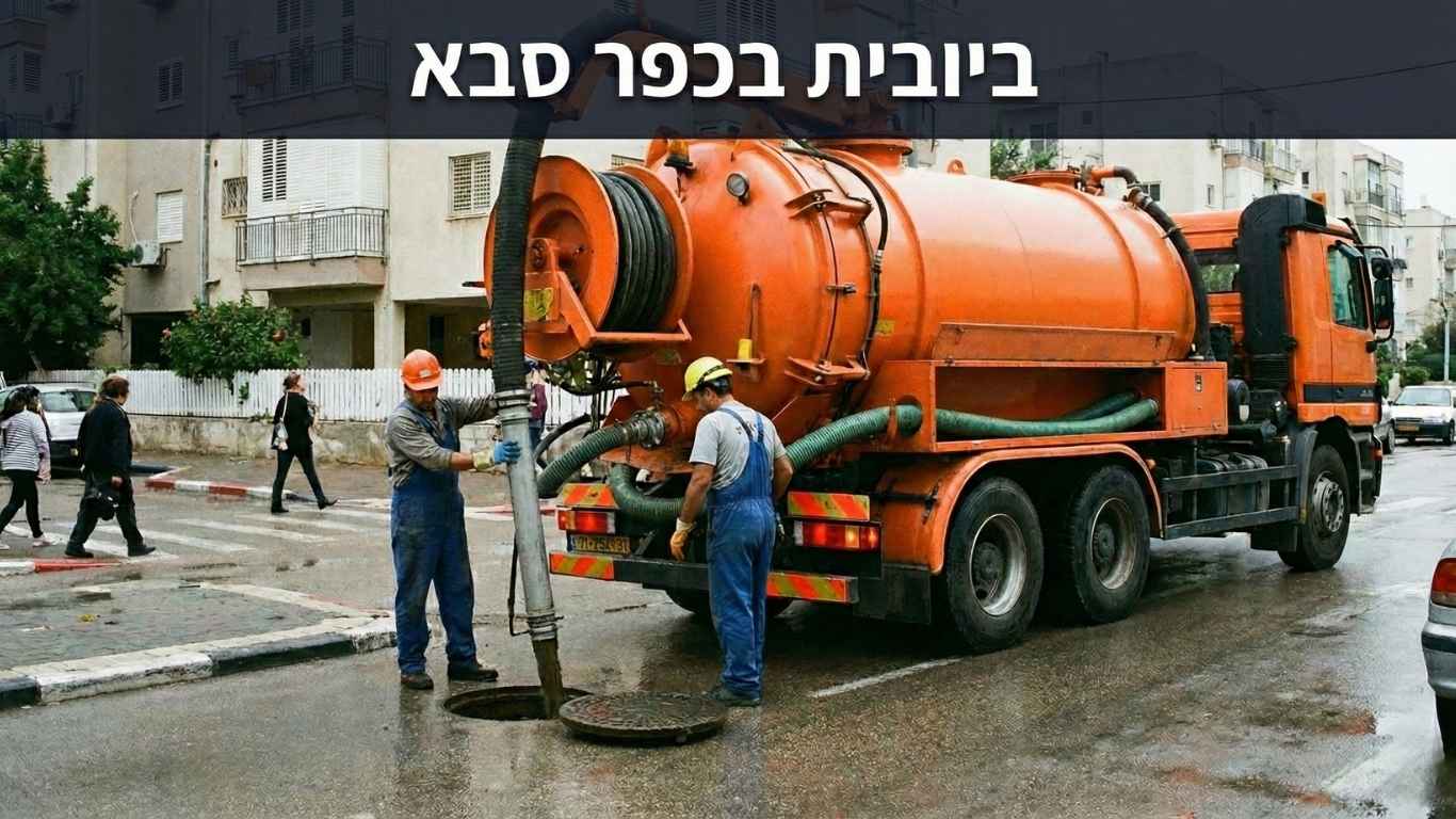 ביובית בכפר סבא