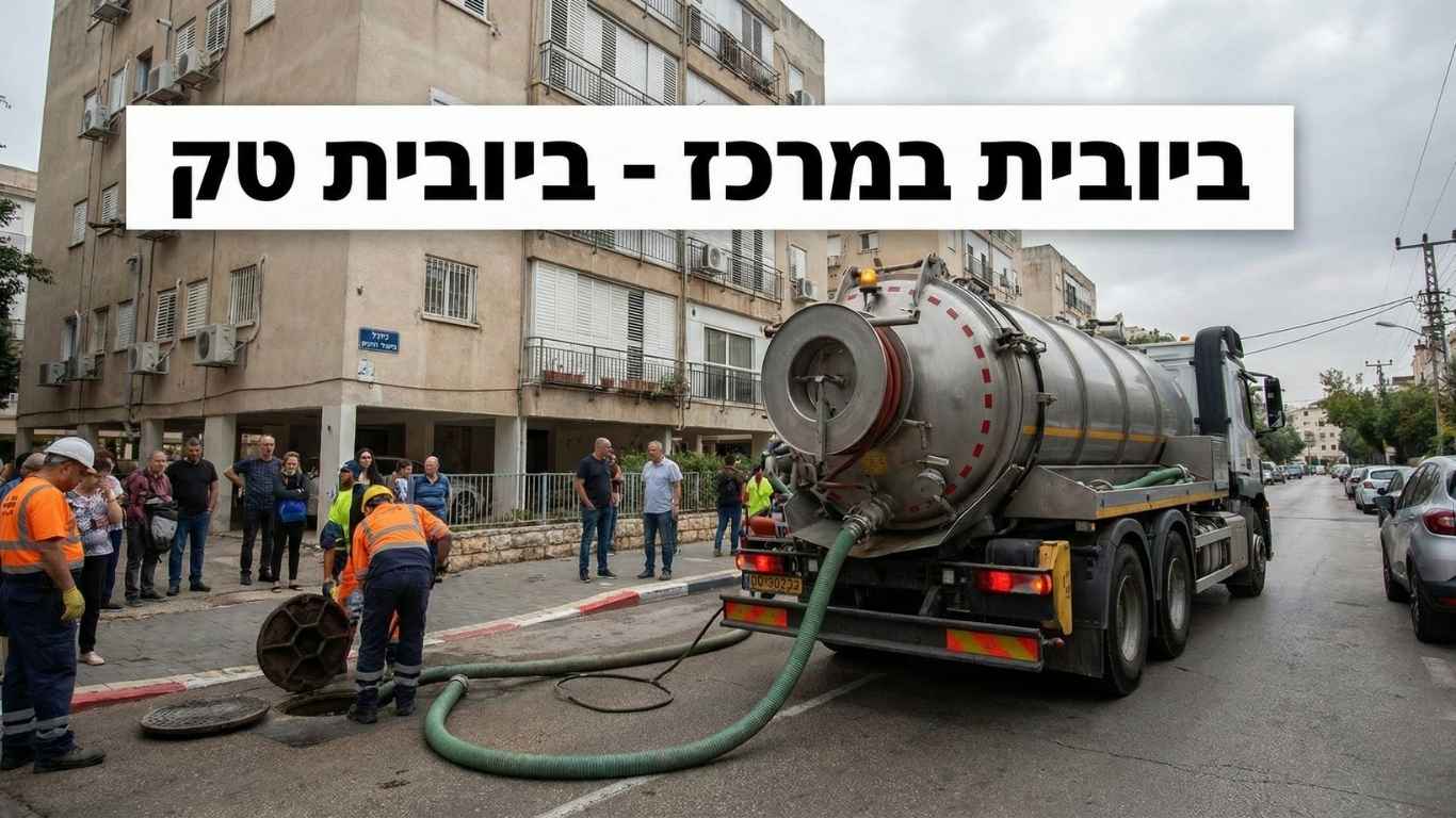 ביובית במרכז