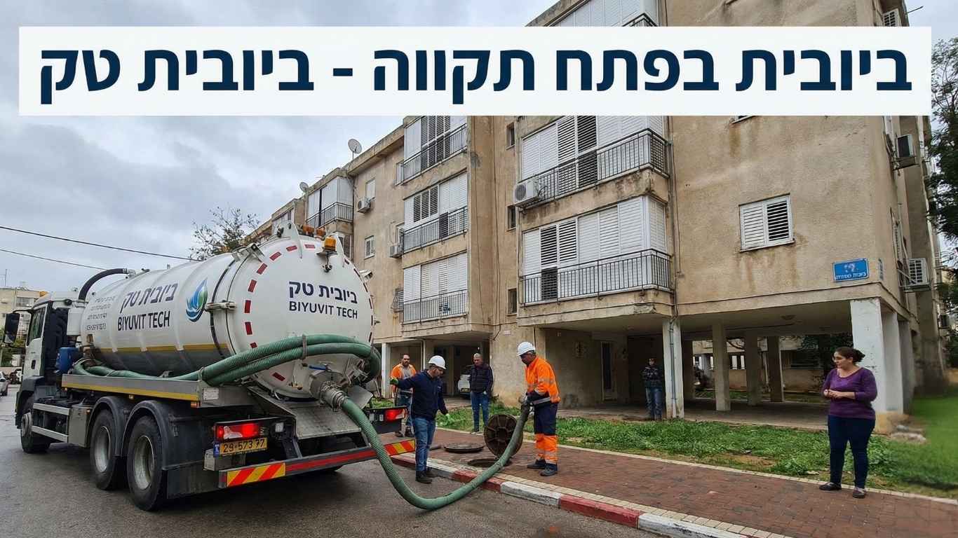 ביובית בפתח תקווה