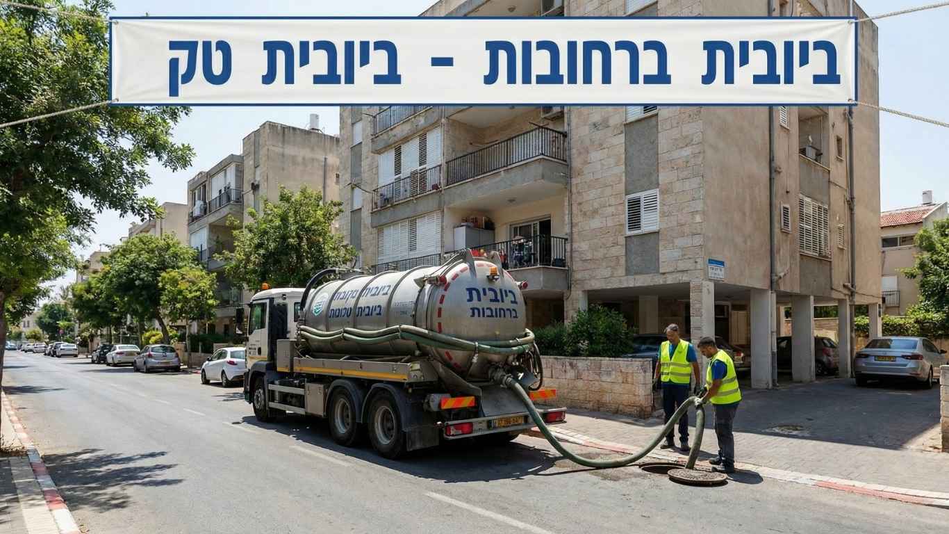 ביובית ברחובות