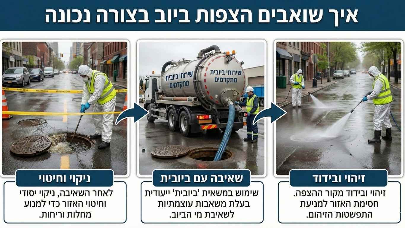 הצפות ביוב איך שואבים אותן בצורה נכונה הצפות ביוב איך שואבים אותן בצורה נכונה